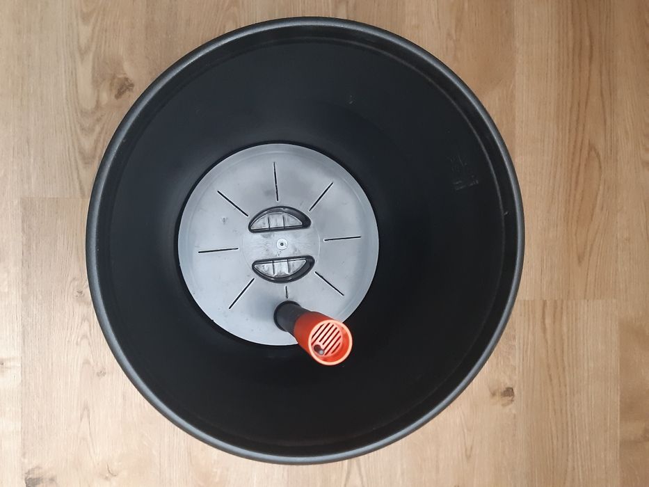 IKEA PS FEJÖ Vaso c/rega automática, preto, 32 cm