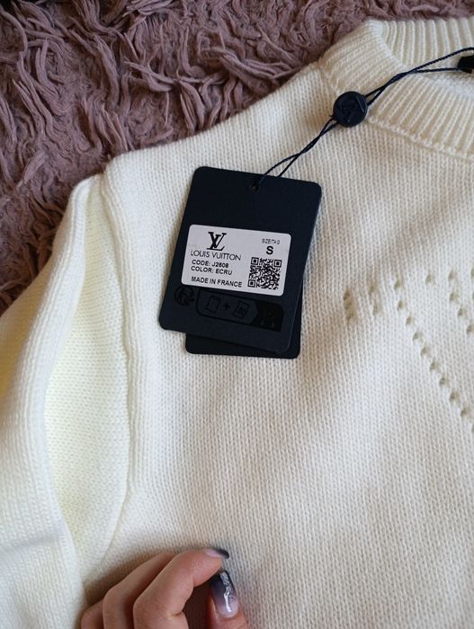 Nowy z metką męski sweter Louis Vuitton roz S