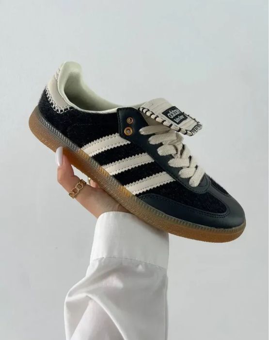 Кросівки adidas samba pony x wales / адідас самба   та braun