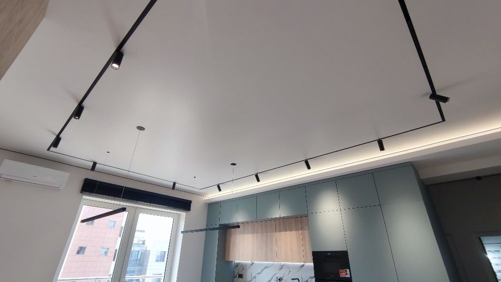 Натяжні стелі будь-якої складності