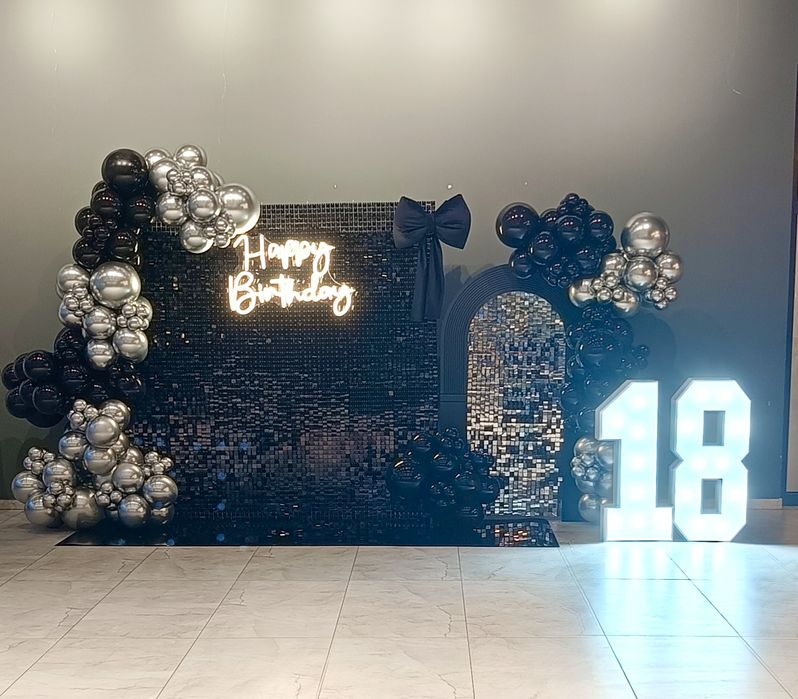 Dekoracje przyjęć,eventów firmowych,balonowe ścianki do zdjęć