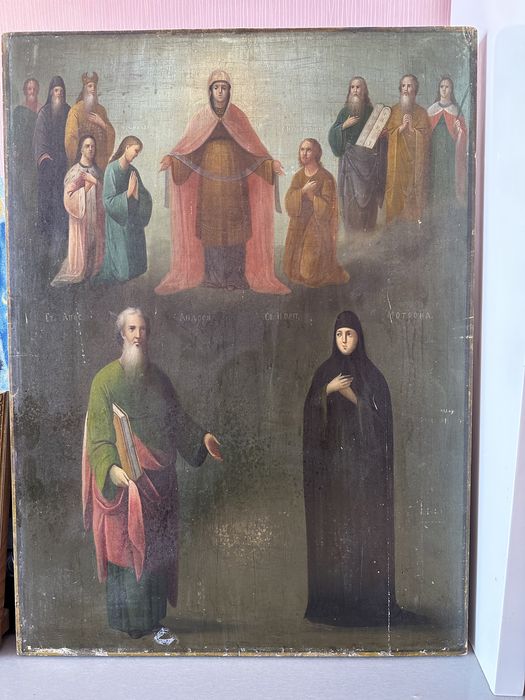 Икона Покрова старинная