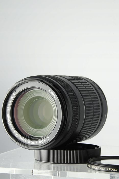 EF-S 55-250mm f4-5.6 Canon IS II Stabilizacja +filtr 23%VAT Gwarancja