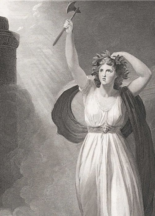 1795 rok Szekspir, Cassandra Raving, wymiar 38cm x 53cm