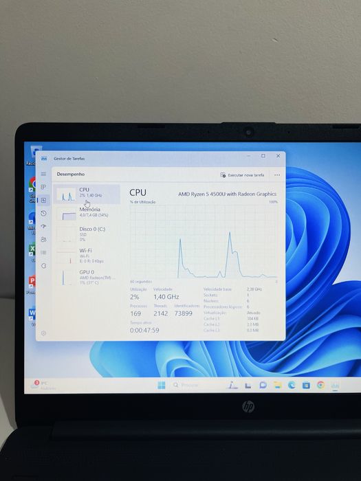 HP 15s – Ryzen 5 4500U | 8GB RAM | SSD 256GB