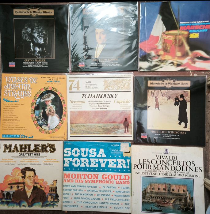 Vinil - Jazz, Banda Militares, Música Tradicional, Música Clássica
