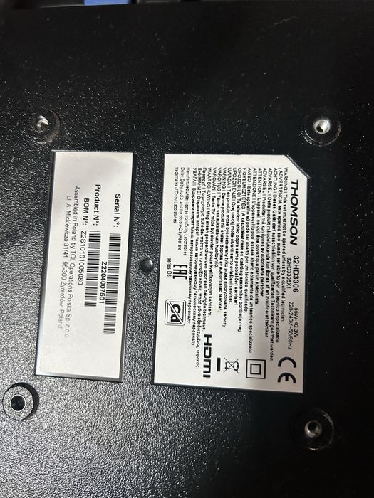 TV Thomson 32 polegadas