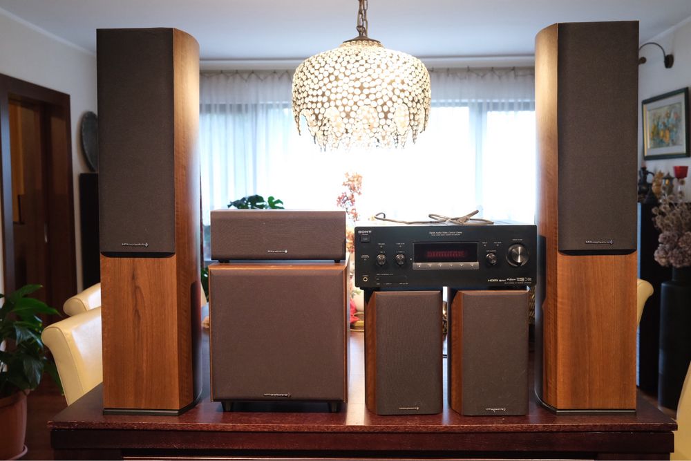 Zestaw audio 5.1 - Wharfedale + Sony STR-DG820 - kino domowe