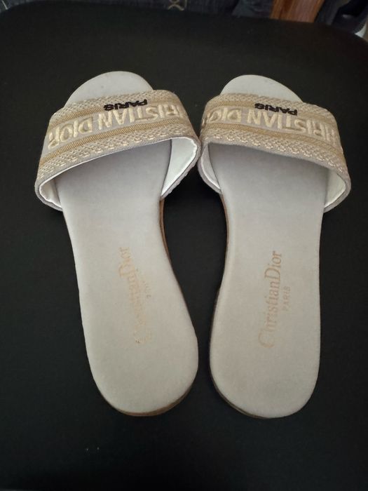 Christian Dior Paris klapki damskie rozmiar 36