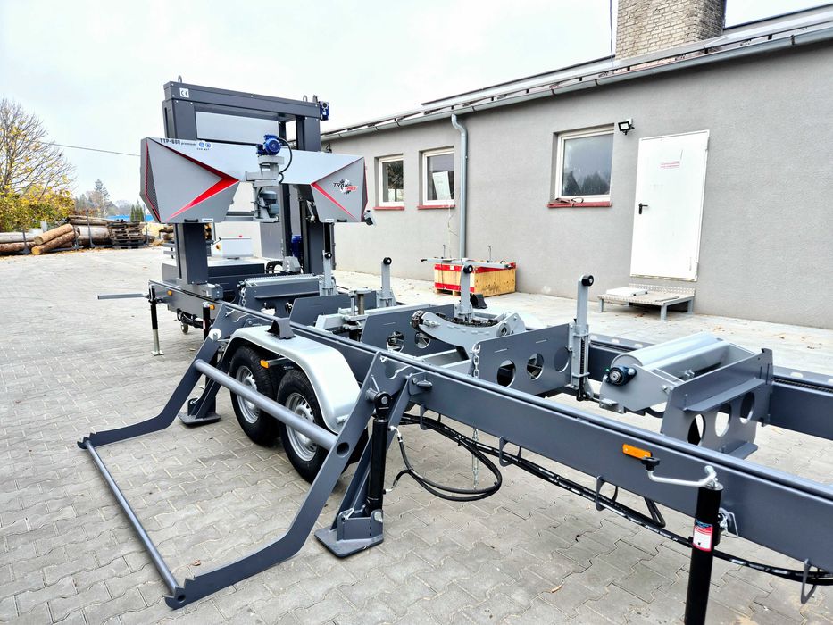 mobilny trak taśmowy TTP-600 Premium koła 600mm profesjonalny TRAK-MET