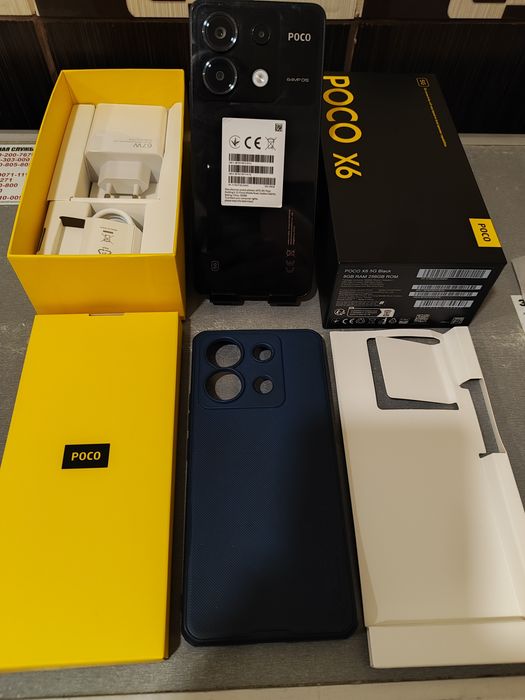 ИГРОВОЙ Poco X6 5G, память 8+8-256гиг, идеал.