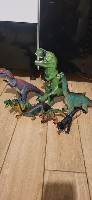 Gumowe duże dinozaury