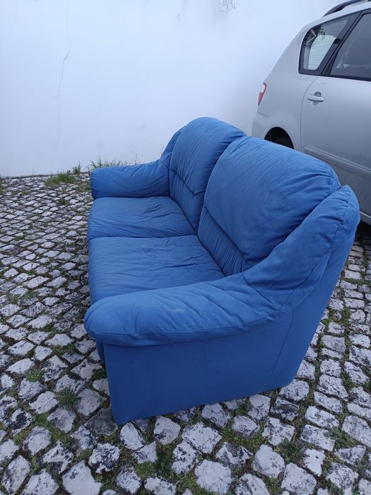 Sofá 2 Lugares Azul