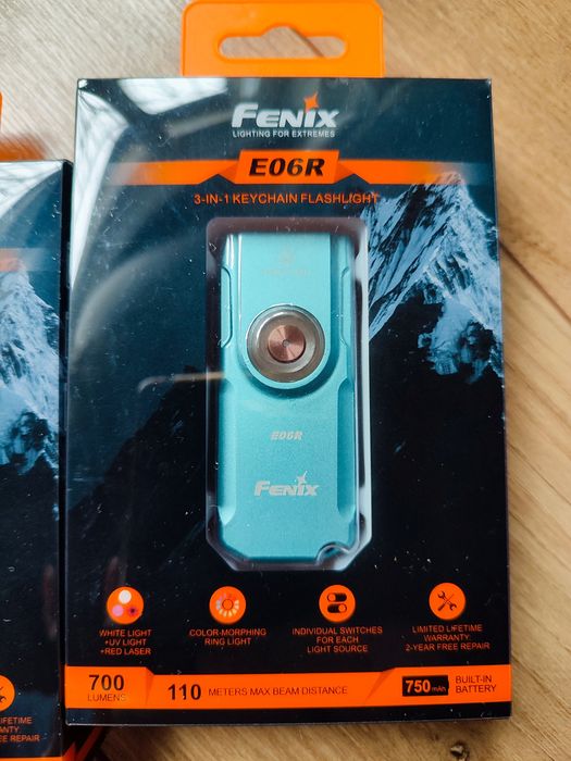 Наключний ліхтар Fenix E06R,E06R PR0