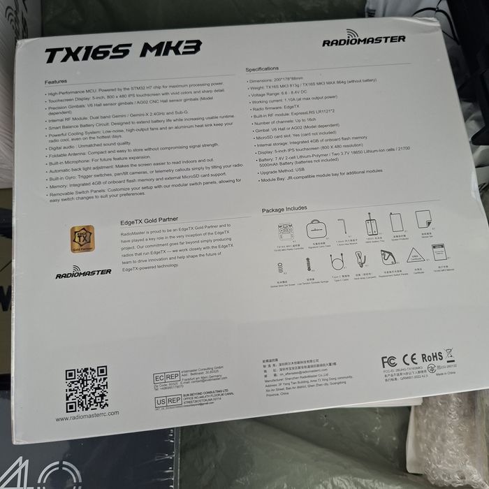 Пульт Radiomaster TX16S MK3 Black ELRS M2