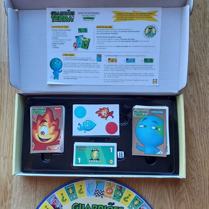 Jogo tabuleiro Guardiões da Terra