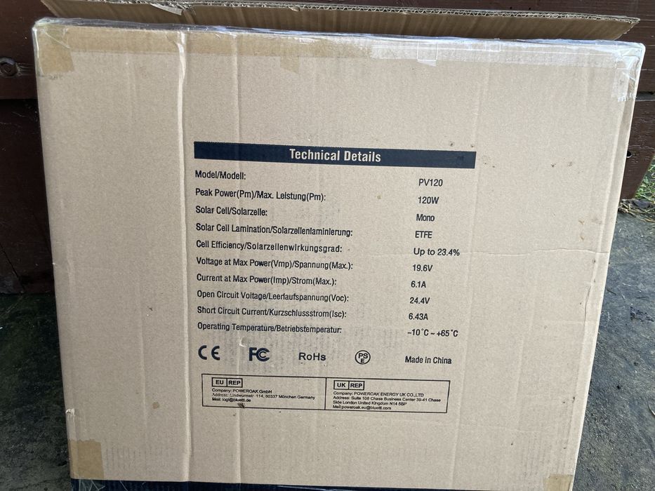Panel fotowoltaiczny Bluetti 120W