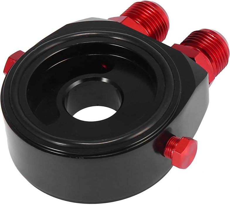 Bolacha Adaptação Radiador Óleo Universal - Preto / Cinzento