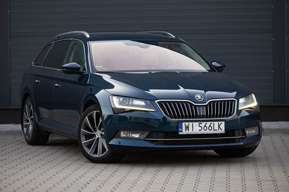 Skoda Superb Salon Polska • pełna historia • 4x4 • Laurin&Klement • Canton • FV23%