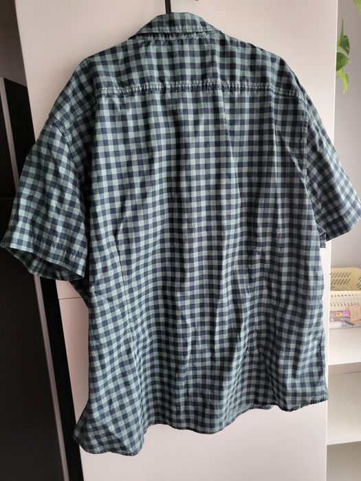 Męska koszula w kratę rozm. XXXL