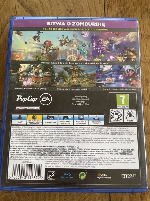 Gra plants vs zombies gw2 na ps4