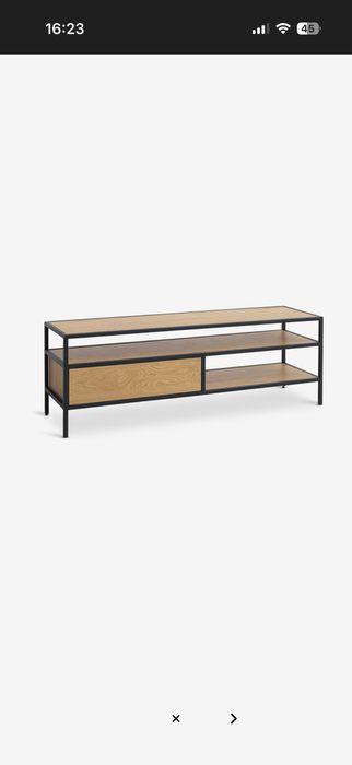 Szafka rtv, jysk, dąb czarny