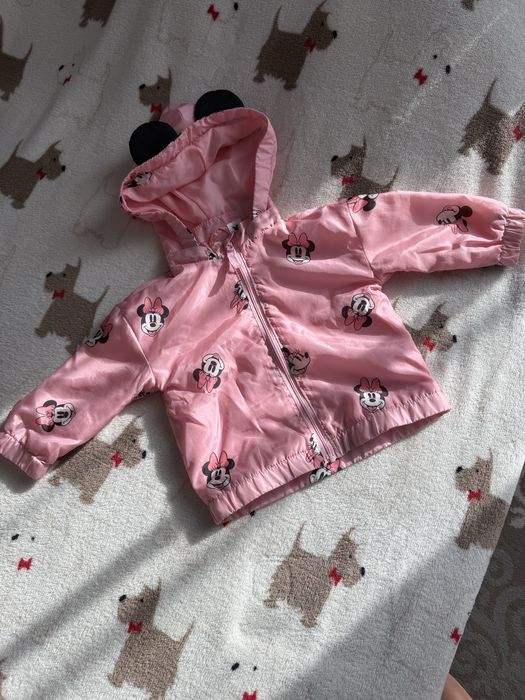 Вітровка h&m на флісі 74 см 9 місяців вітрівка ветровка