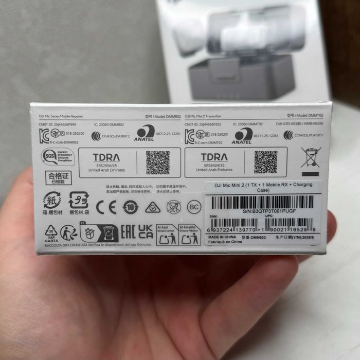 DJI Mic Mini 2 / 1TX / Mobile RX / петличний мікрофон / iPhone / Android
