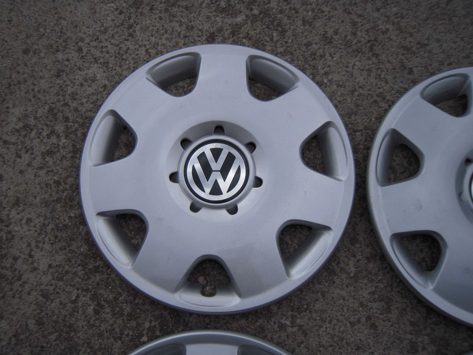 Kołpaki oryginalne VW 14'' 14 cali Polo Fox Golf komplet 4 sztuki NA SPINKI