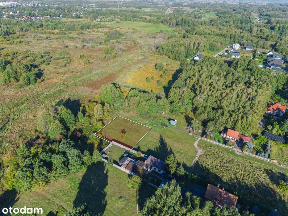 Działka budowlana 967m²✮MPZP✮Prąd✮Woda✮Światłwód✮ - Widok 2