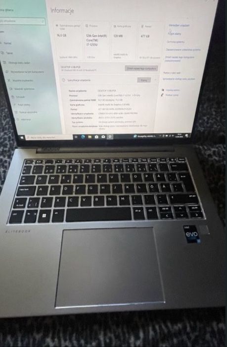 Laptop HP EliteBook 840 G9 14” i7 - 12 Gen. 16 Ram 512 SSD