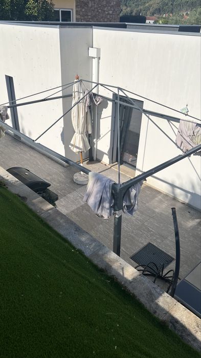 Pergola de aluminio 3x4 (só a estrutura, sem a cobertura superior)