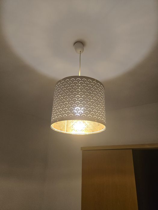 Candeeiro de teto IKEA+ 2 SKAFTET
Base p/candeeiro mesa, branco, 30 cm