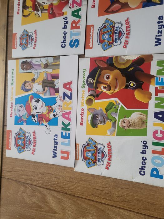 Książki paka 13 szt Psi Patrol Hello Kitty Kotki