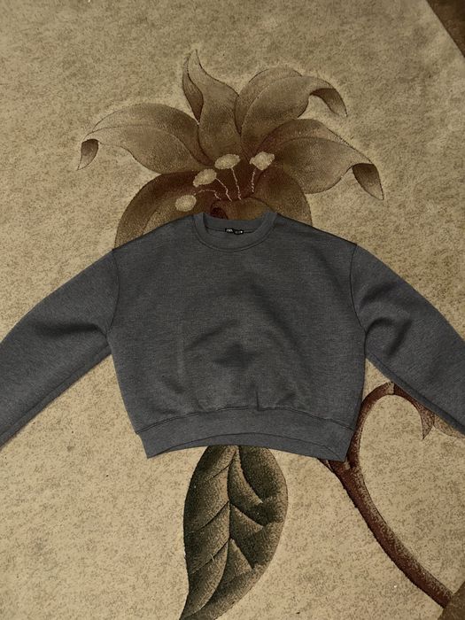 Кофра оверсайз сіра, Zara укорочена