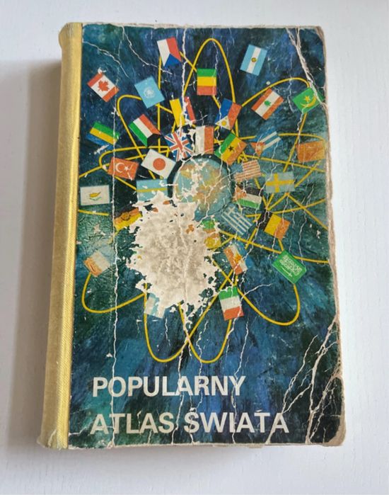 Popularny atlas świata wydanie 1976