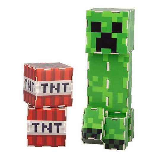 Zestaw Konstrukcyjny Gadżet MINECRAFT CREEPER & TNT KIT 50 EL. Nowy