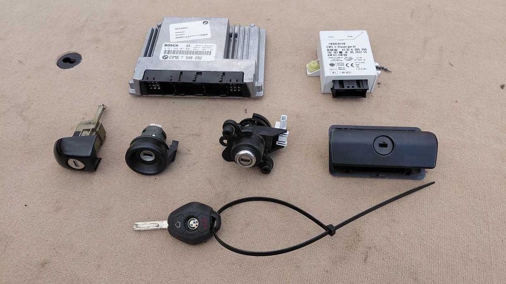 Komputer Sterownik zestaw startowy BMW E46 316i N42B18 1,8 Benzyna manual