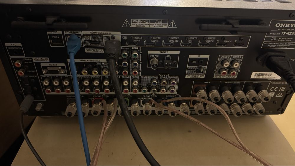 Aplituner Onkyo TX RZ 900  wzmacniacz, airplay, 7.2