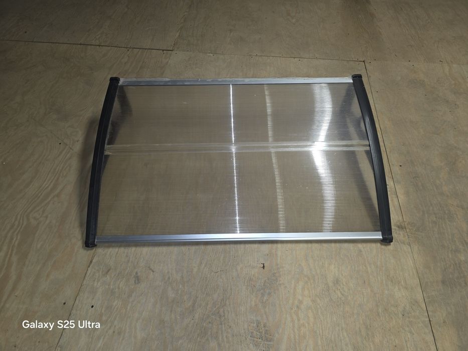 Daszek nad drzwi wejściowe łukowy zadaszenie balkon okno poliwęglan 12