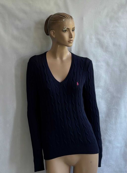 Sweter Warkocz Ralph Lauren roz. M