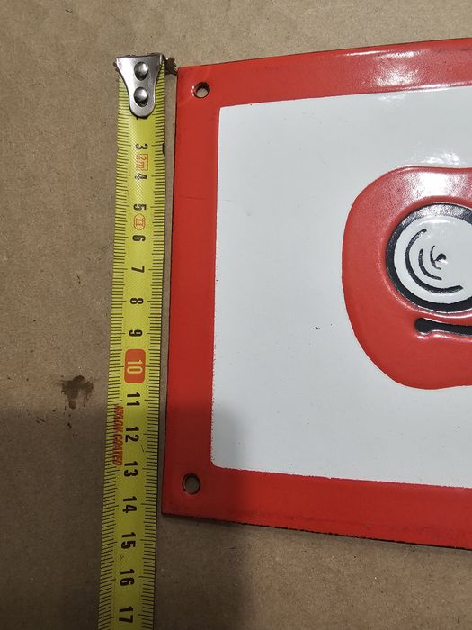 Tablica emaliowana  Alarm PRL