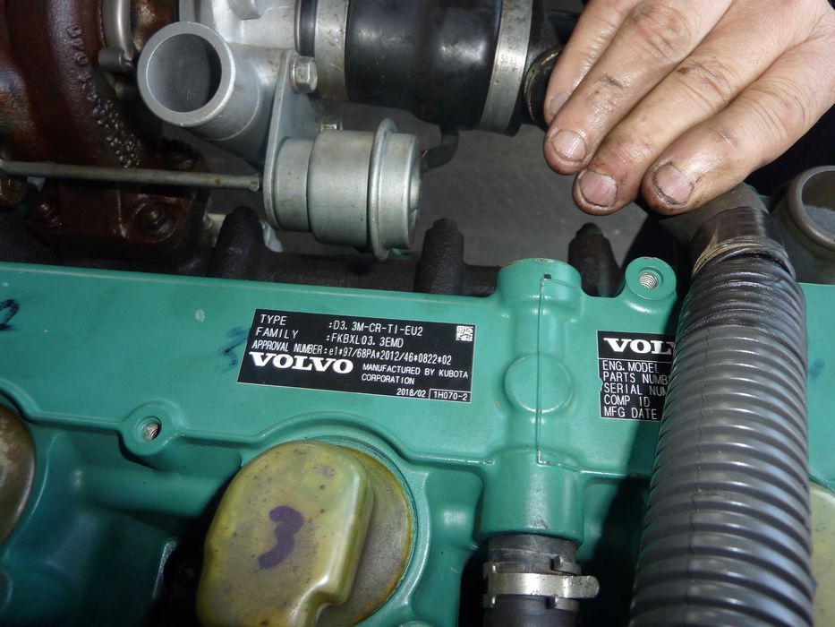 Remont silnika VOLVO D3.3 KUBOTA