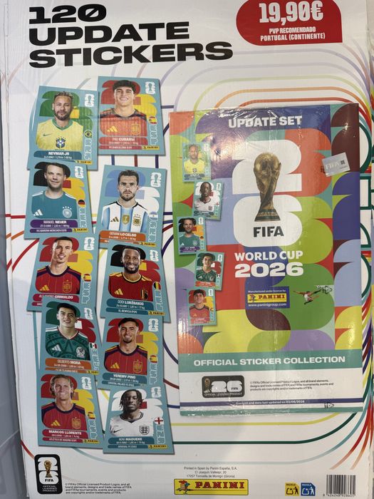 Stickers Update Panini 2026