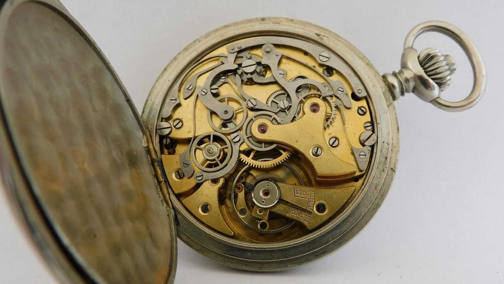 Zegarek kieszonkowy LIP Chronograph 1920 rok Oryginał