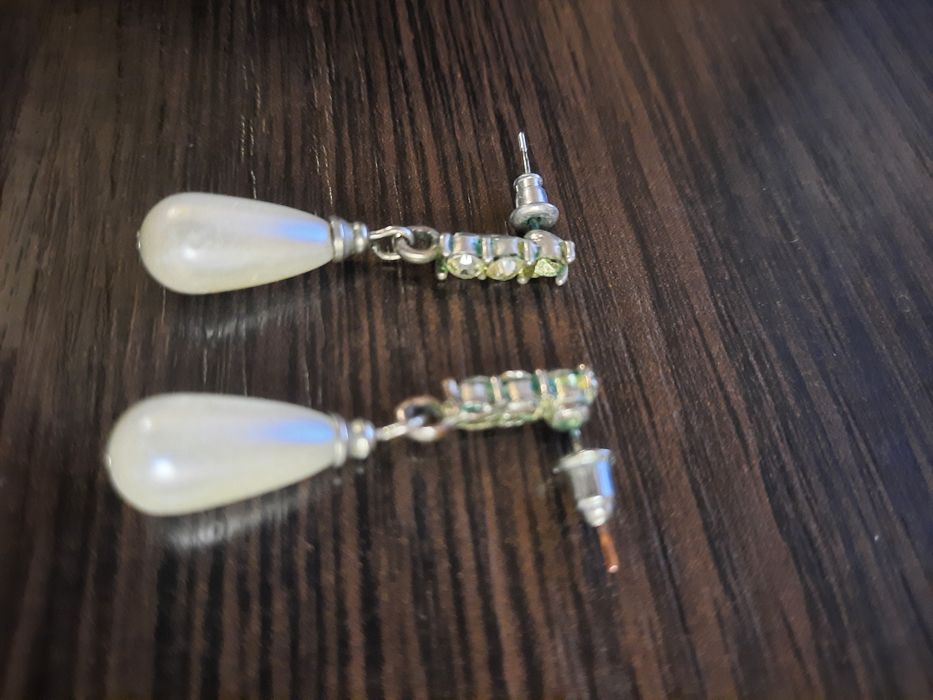 Серьги капельки сережки винтажные