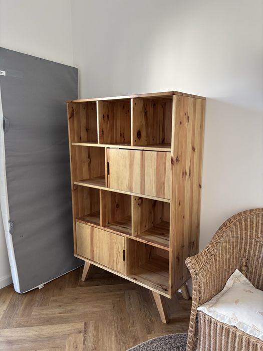 Regał Malmo drewniany styl skandynawski