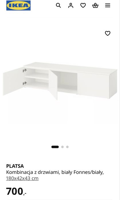 Ikea szafka komoda rtv