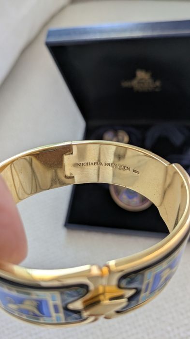 Conjunto Michaela Frey original – Colar, Pulseira e Brincos (novo, c/