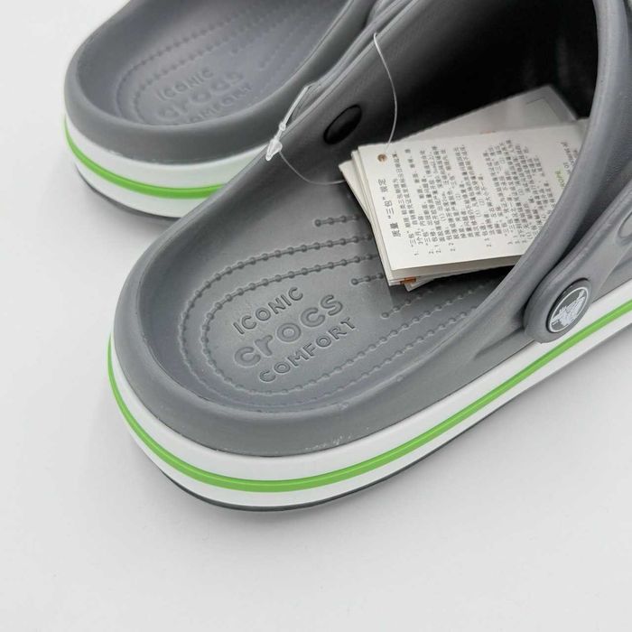 Кроксы сабо crocs bayaband clog navy синие, charcoal серые унисекс